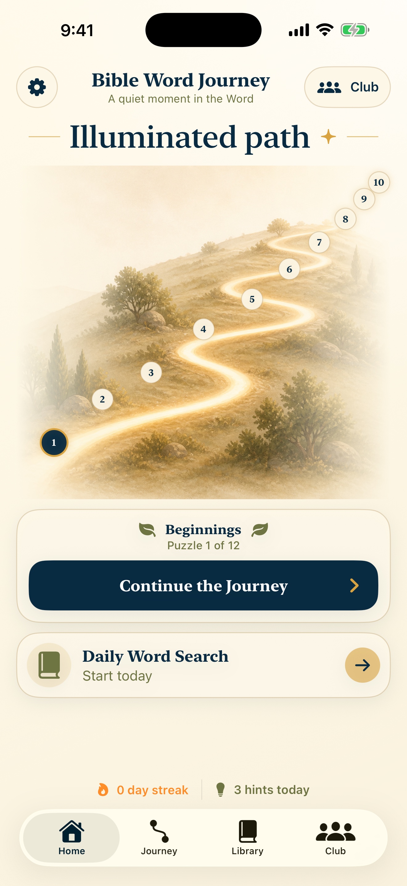 Bible Word Journey: Search screenshot 1