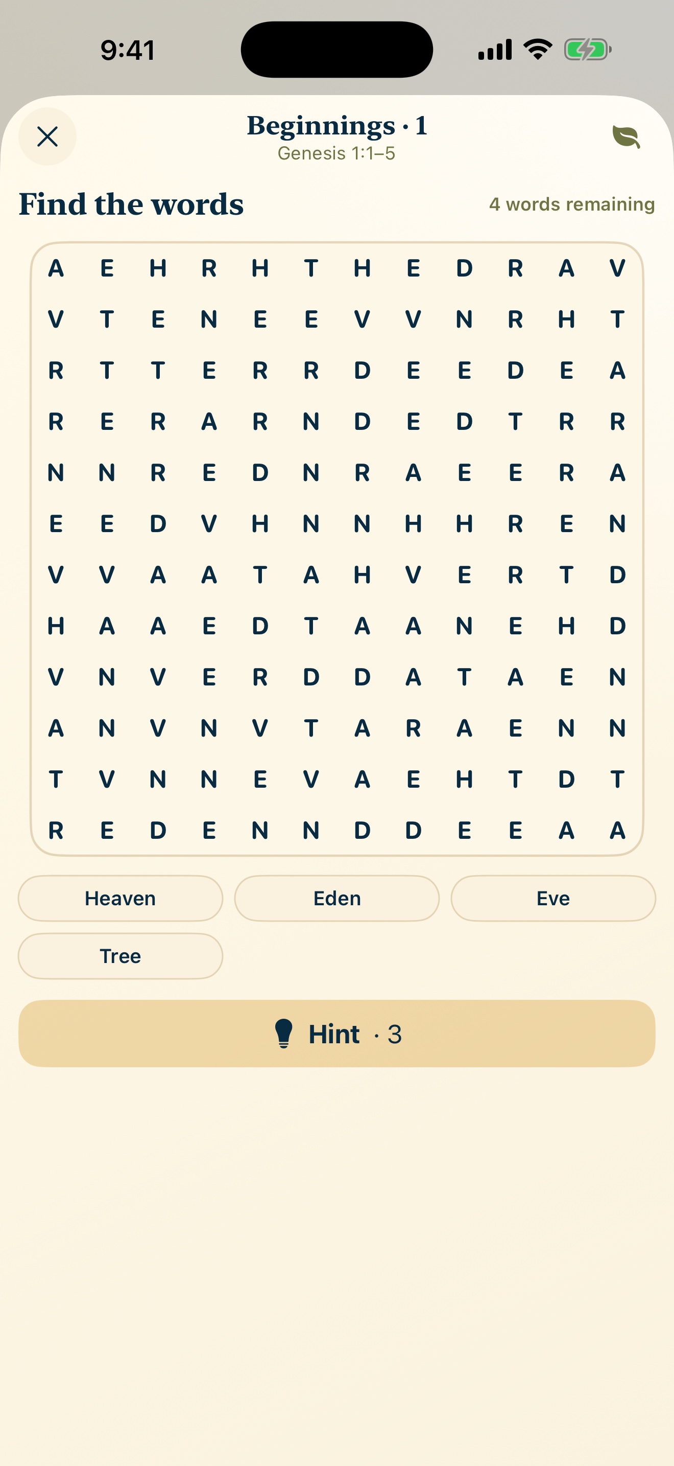 Bible Word Journey: Search screenshot 2
