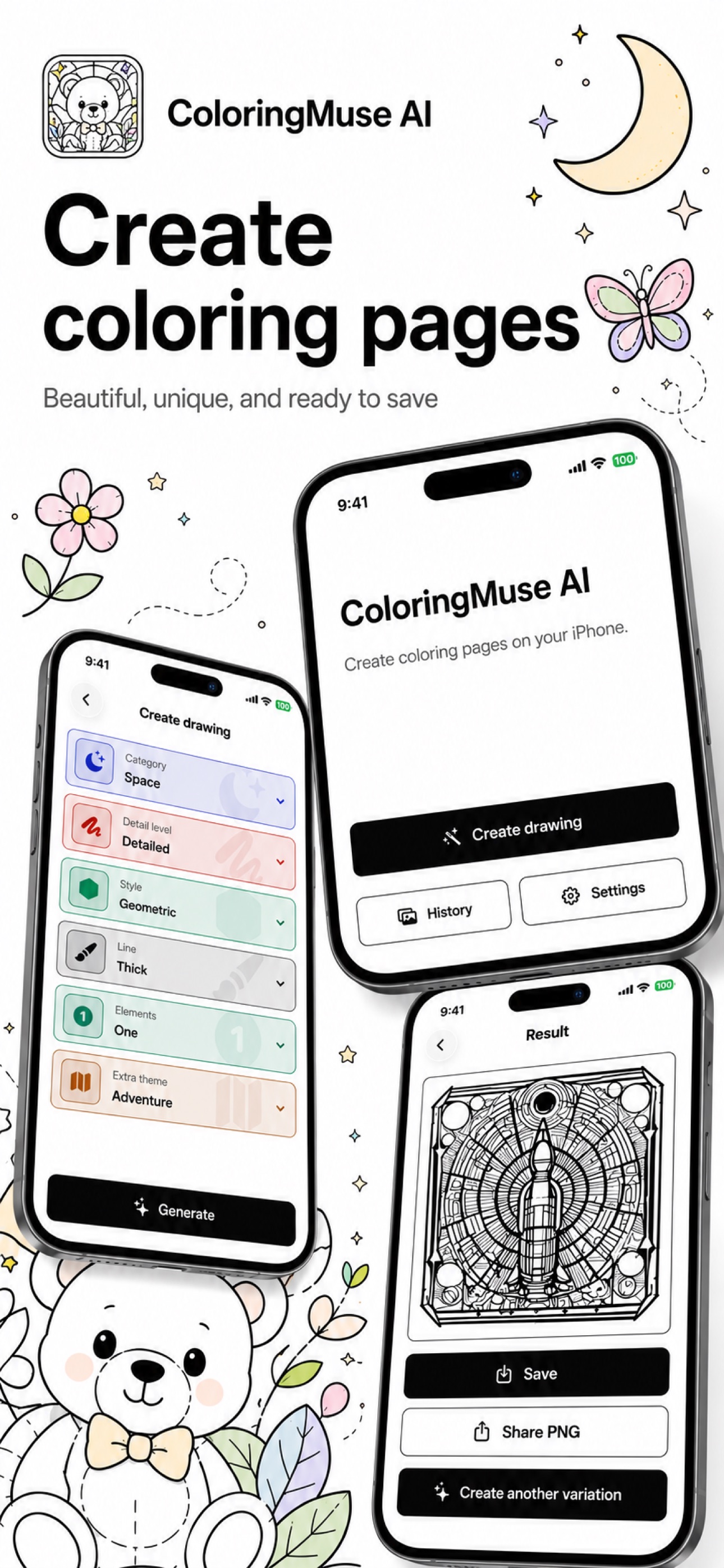 ColoringMuse: Coloring Pages screenshot 1