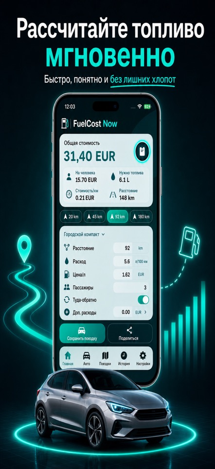Fuel Cost: MPG Calculator screenshot 2