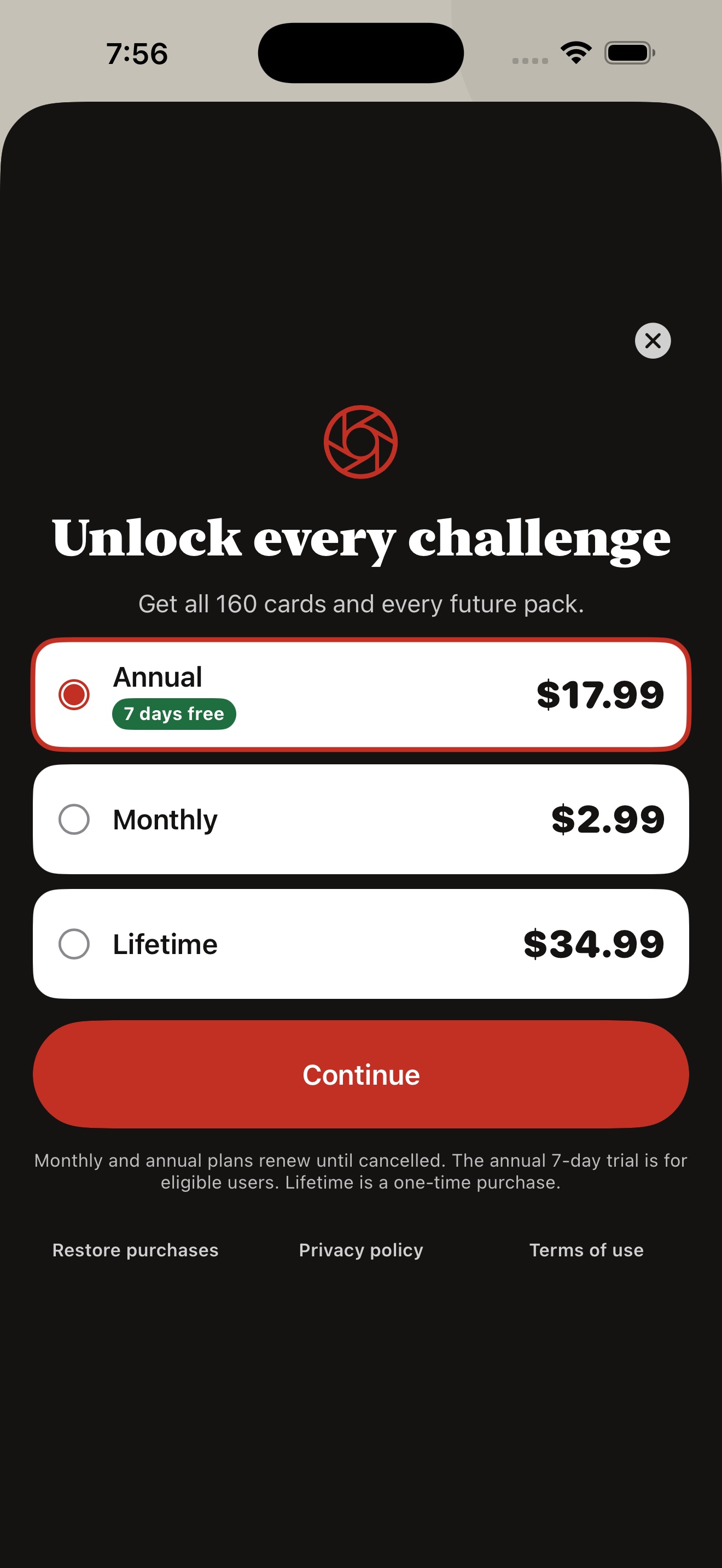 Foto-Challenge: Deck screenshot 3