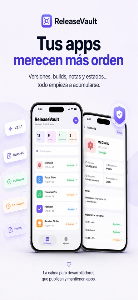 ReleaseVault: ASO Metadata screenshot 1