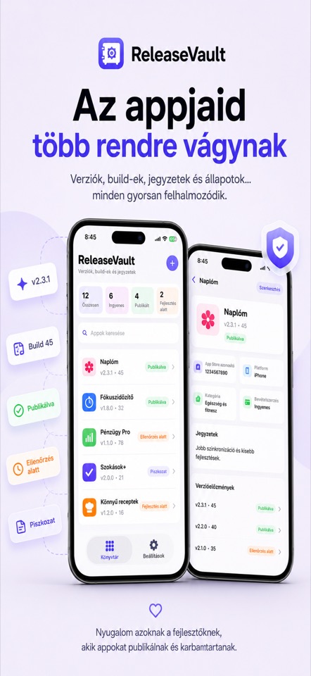 ReleaseVault: ASO Metadata screenshot 1