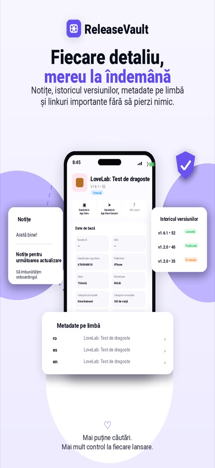 ReleaseVault: ASO Metadata screenshot 3