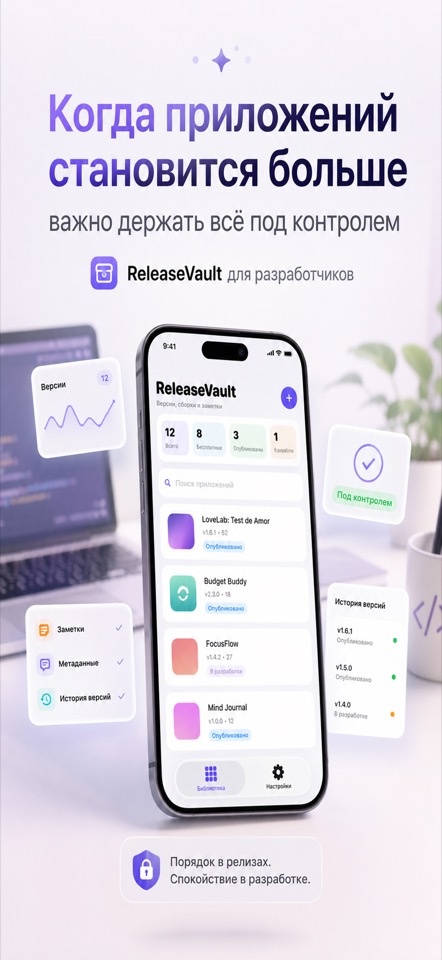 ReleaseVault: ASO Metadata screenshot 1