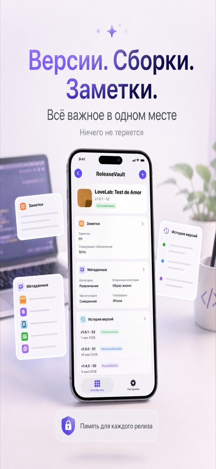 ReleaseVault: ASO Metadata screenshot 2