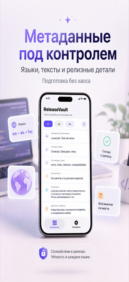 ReleaseVault: ASO Metadata screenshot 3