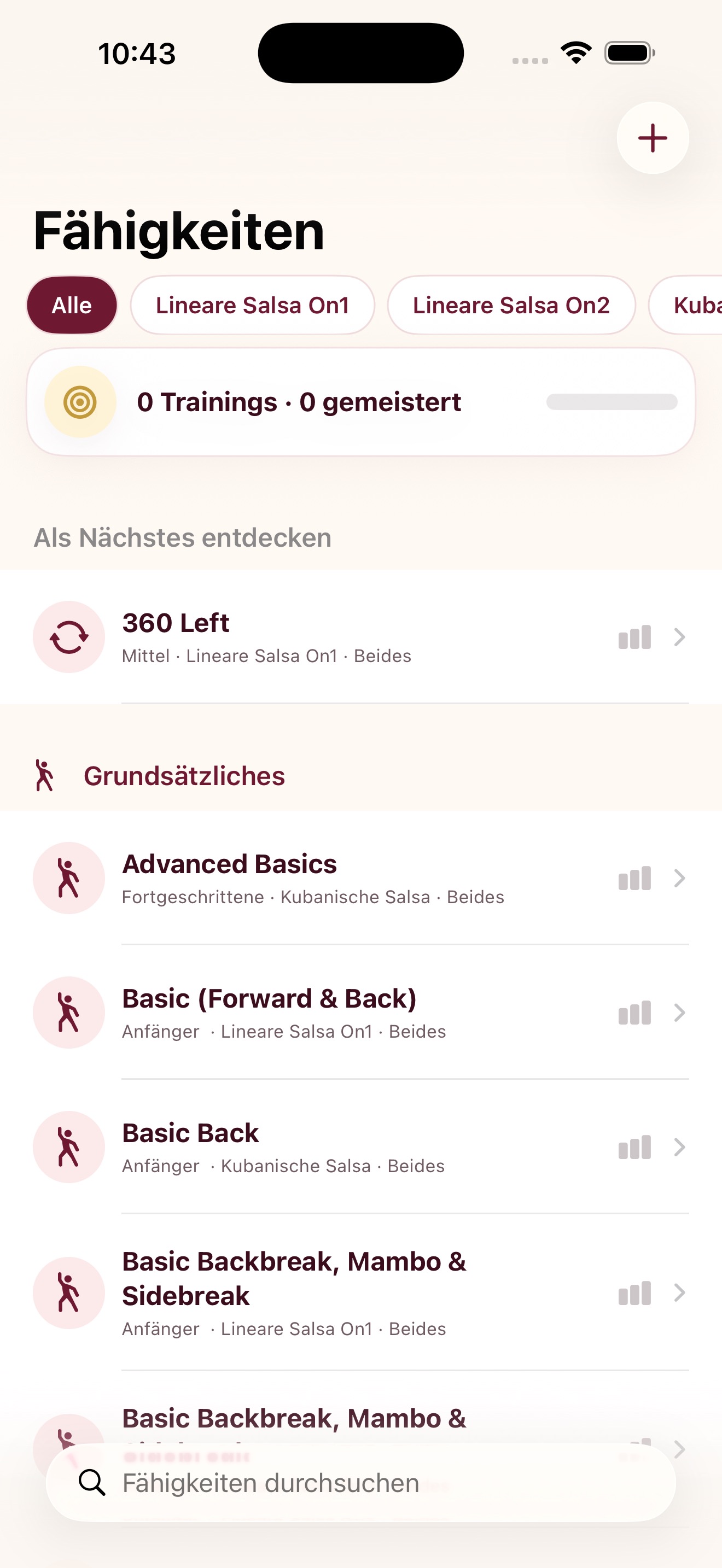 Mein Salsa-Fortschritt screenshot 3