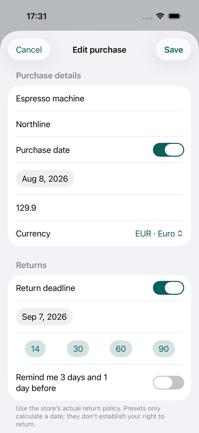Receipt Tracker: Sliparo screenshot 3