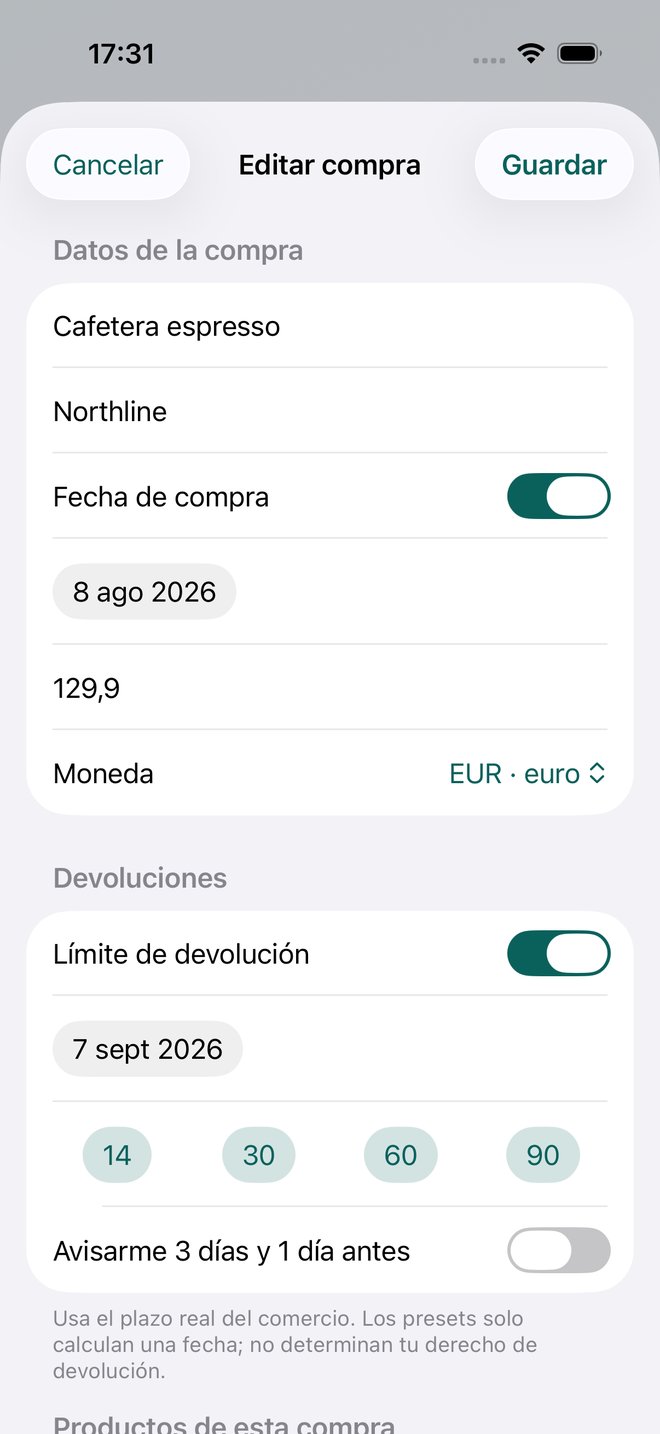 Recibos y garantías: Sliparo screenshot 3