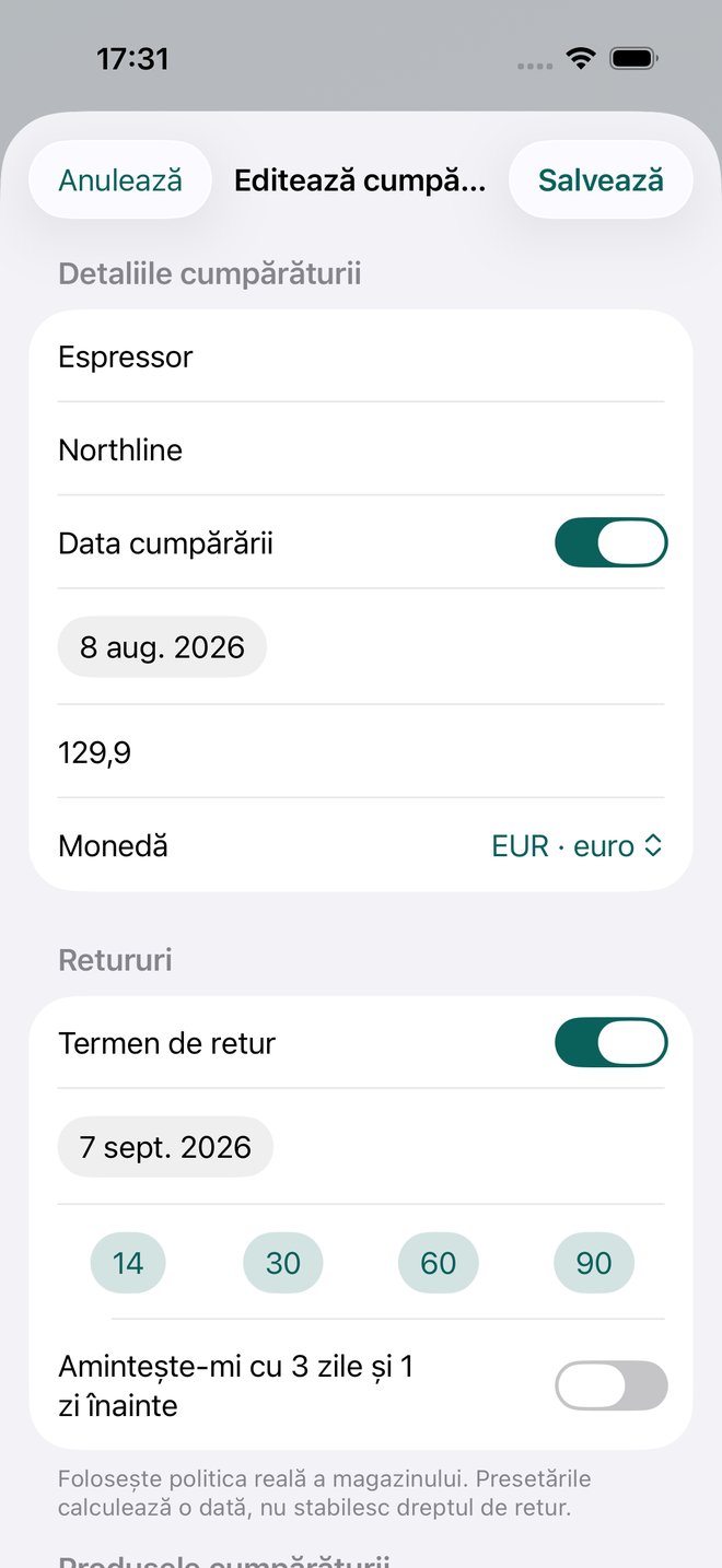 Bonuri și garanții: Sliparo screenshot 3