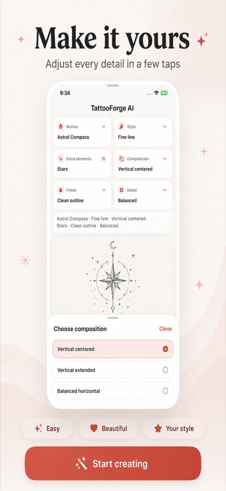 TattooForge AI screenshot 2