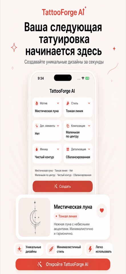 TattooForge AI screenshot 1