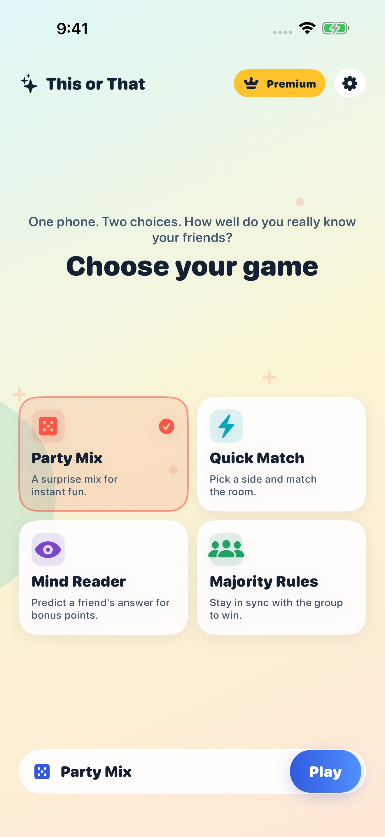 This or That: Friends Game screenshot 1